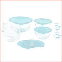 Pyrex glazen kommenset