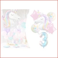 Unicorn folieballonnen in de aanbieding