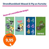 Dagaanbieding Strandhanddoek Woezel &amp..