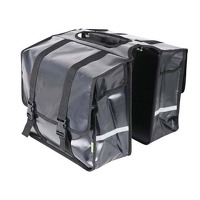 Dresco Dubbele Fietstas - 40 L - zwart