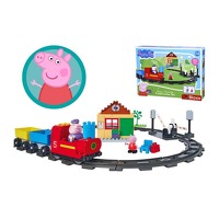 Bloxx Peppa Pig Treinset - Speelgoedtrein - 55 delig