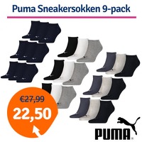 Dagaanbieding Puma Sneakersokken Plain 9..