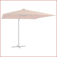 vidaXL Zweefparasol met LED-verlichting ..