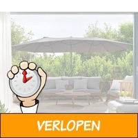 Extra grote dubbele parasol