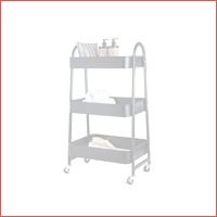 Day Trolley 3 laags - 44 x 30 x 79cm - R..