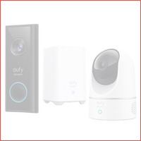 Eufy WiFi video deurbel 2 K + indoor cam..