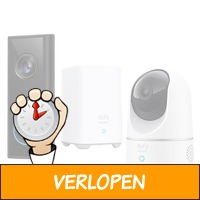 Eufy WiFi video deurbel 2 K + indoor camera