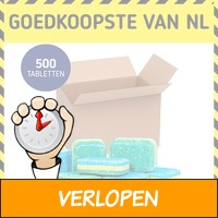 MEGA PACK Vaatwastabletten - 500 stuks