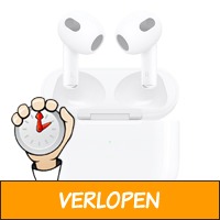 Apple earbud oordopjes AirPods 3 met Lightning oplaadca..