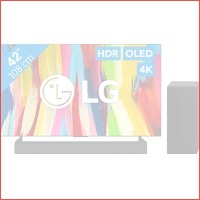 LG OLED42C24LA (2022) en soundbar