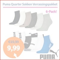 6-pack Puma Quarter sokken