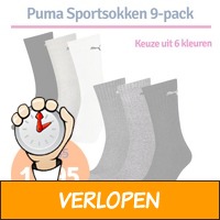 Puma sportsokken 9-pack