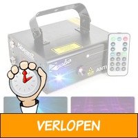 BeamZ Anthe II Dubbele Laser 600mW RGB Gobo met remote ..