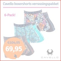 6 x Cavello boxershorts verrassingspakke..