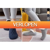 VoucherVandaag.nl 2: Fleece slofsokken voor dames