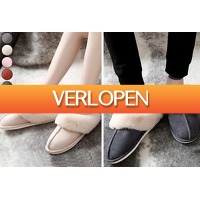 VoucherVandaag.nl: Suedelook pantoffels