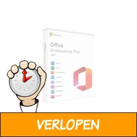 Licentie Microsoft Office 2021: voor Windows 10/11