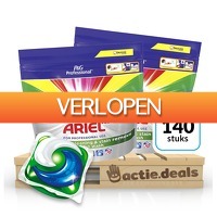 Actie.deals 3: Ariel All-In-One Pods Colour Protect - voordeelbox 140 wasbeurten