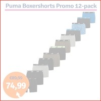 12 x Puma boxershorts