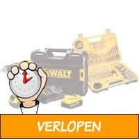 DeWalt DCD791P2-QW + 100 delige boren- en bitset