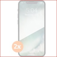 2 x XQISIT Tough Glass Apple iPhone 13 /..