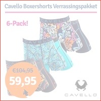 6 x Cavello boxershorts verrassingspakke..