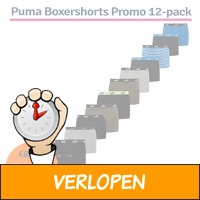 Puma Boxershorts Promo 12-pack zwart / Groen / blauw