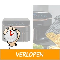 Dubbele hetelucht friteuse 8 liter