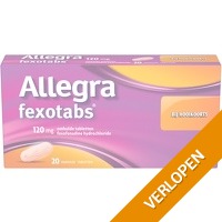 Allegra Fexotabs bij hooikoorts 20 tabletten