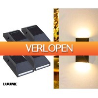 Voordeelvanger.nl 2: 4 x solar Up Down buitenlampen