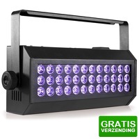 Bekijk de deal van MaxiAxi.com: BeamZ Flood36UV LED blacklight met 36x 3W LED's