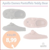 Apollo dames pantoffels Teddy Bear