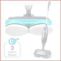 Aqua Laser 2-in-1 stoomreiniger met rota..