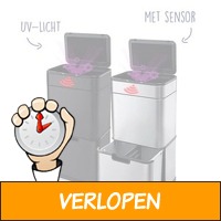 Afvalscheidingsprullenbak met Sensor & UV Licht - 6..