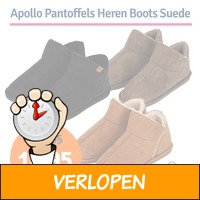 Apollo pantoffels heren Boots Suede