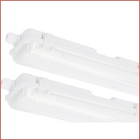 2 x LED's Light armatuur met LED TL-buiz..