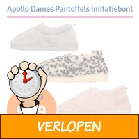 Dagaanbieding Apollo Dames Pantoffels Imitatiebont