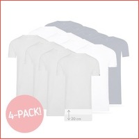 4-PACK - Extra Lange T-Shirts