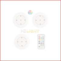 HeiTech RGB Led spots - Met afstandsbedi..