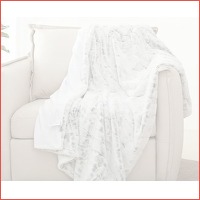 Luxe Marble Faux Fur throw