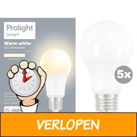 Prolight Zigbee Smart Led Lamp E27 - Warm white - 5 stu..