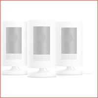 Ring Stick Up Cam Plug-In White 3-Pack