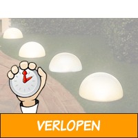 Grundig LED Solar Lichtbollen - Met Grondsteker - Halve..