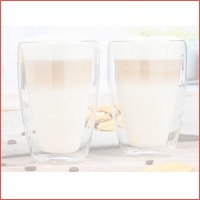 Premium Latte Macchiato glazen - 2 stuks