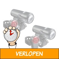 2 x AXA Compactline fietslamp set