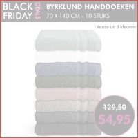 10 x Byrklund handdoek