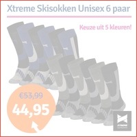 Xtreme skisokken Unisex 6-pack