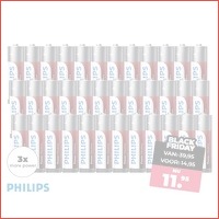 48 x Philips Power alkaline batterijen