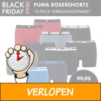 Black Friday Week: Puma boxershorts 10-Pack Verrassings..