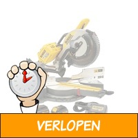 DeWalt afkort-/verstekzaag + 2x 6.0 Ah accu